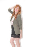 Audrey Ruched Sleeve Blazer